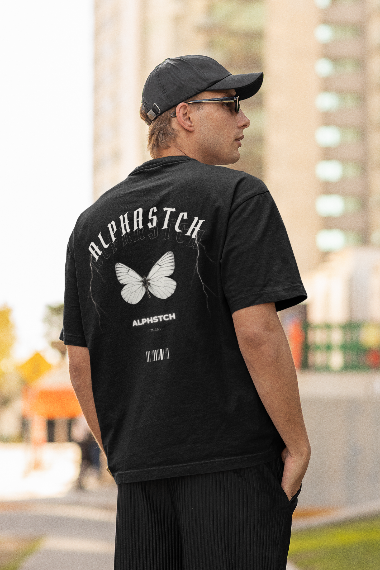 AlphaStch "Electric-Flutter" Graphic Tee